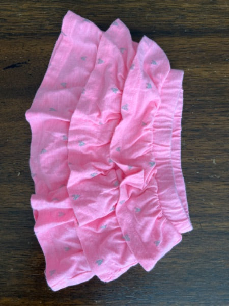 12 month pink ruffle heart skirt, Kids 12 Month (9-12M)