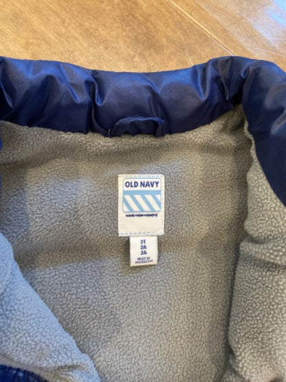 Blue Old Navy Puffer Vest 2T, Kids 2T
