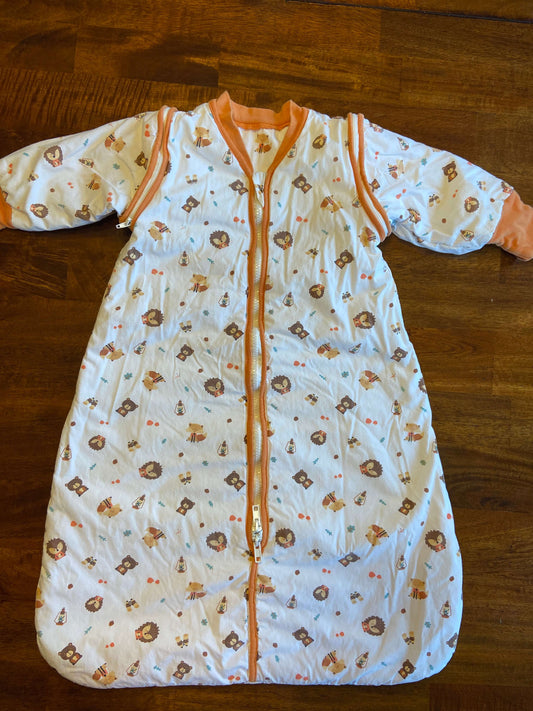 2.5 TOG winter sleep sack with removable arms, 12-18 Months (Large)