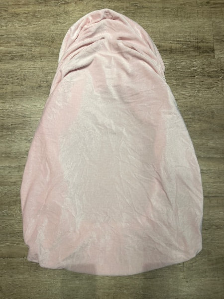 Velvet soft crib sheet pink