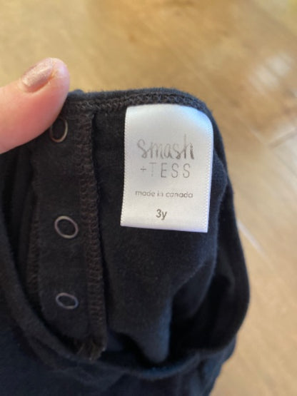 Smash + Tess Black Romper size 3T, Kids 3T