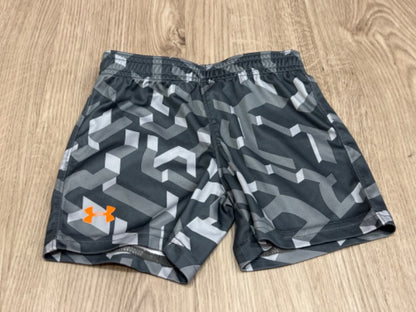 Under Armour short set (Orange/Grey), size 18mos, EUC, Kids 18 Month (12-18M)