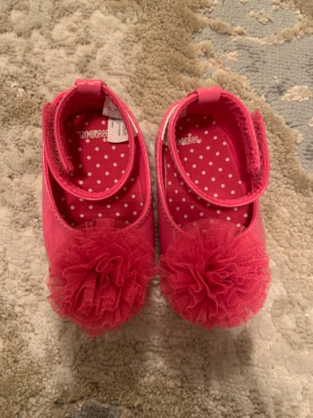 Gymboree size2 infant fuschsia  ballet flat, Shoes 2 (Baby: 0-12 mth)
