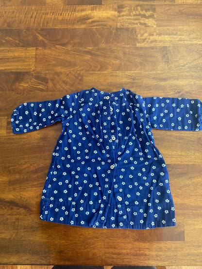 Petit Bateau Navy Blue Dress 12 months, Kids 12 Month (9-12M)