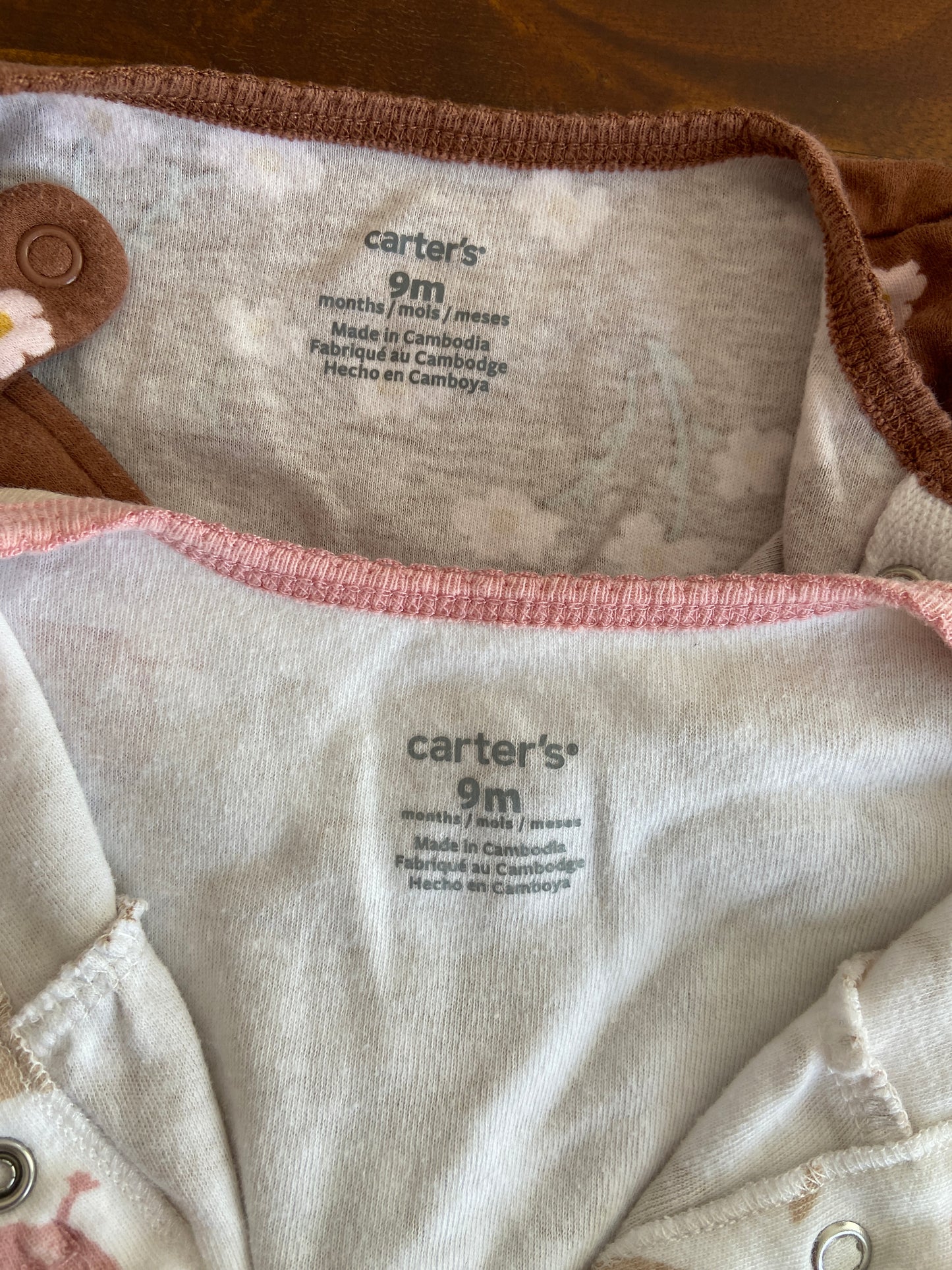 2 Carter’s sleepers 9 months, Kids 9 Month (6-9M)