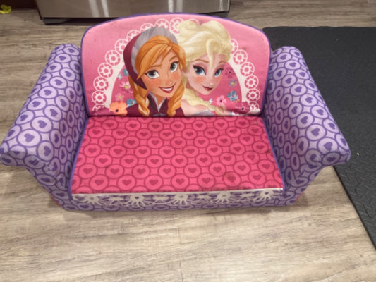 Frozen Disney Elsa and Anna toddler couch pulls out to a bed