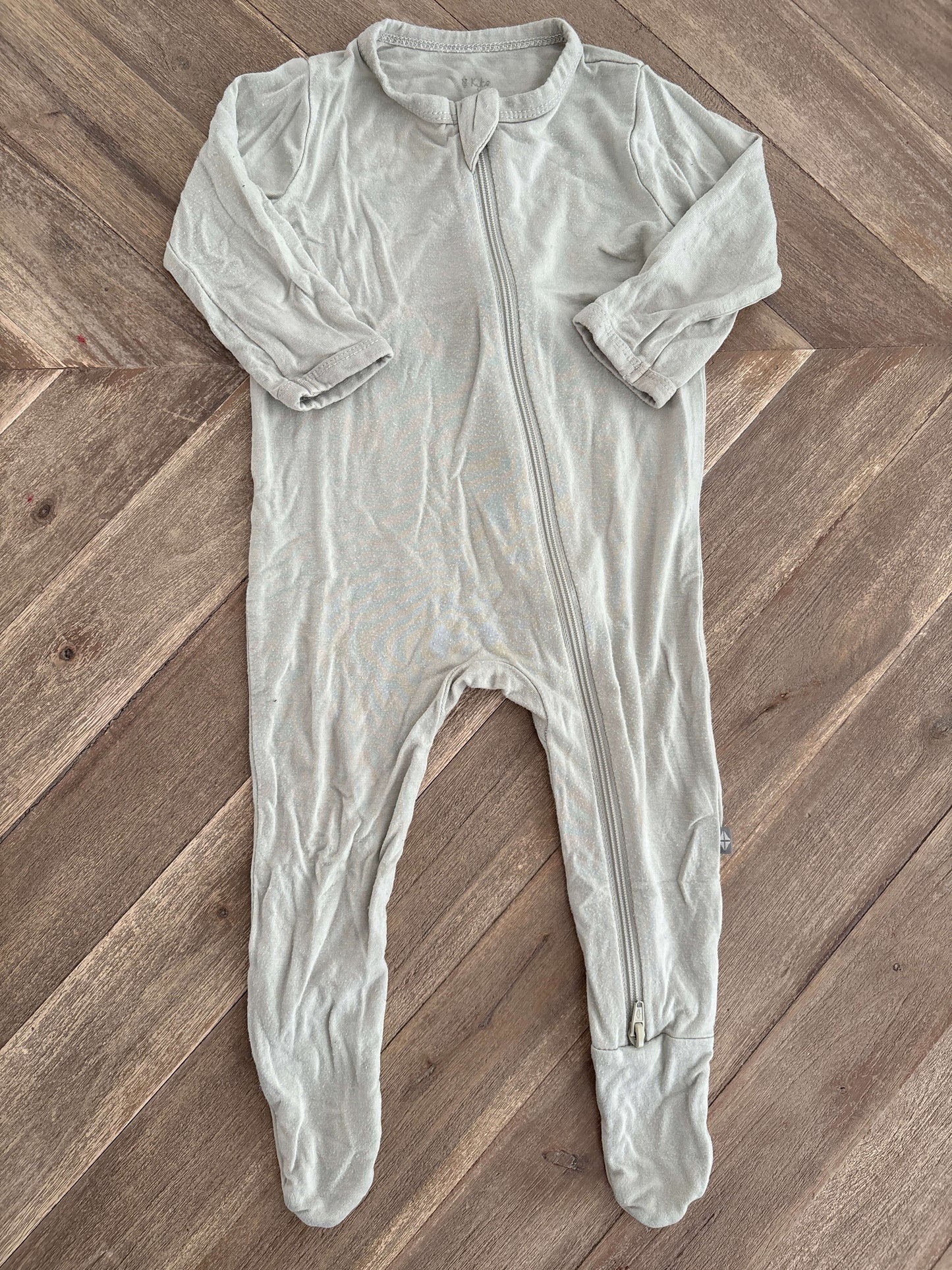Kyte Baby Zipper Footie 3-6m, Kids 6 Month (3-6M)