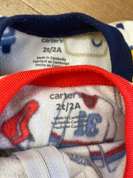 Set of two fleece sleepers size 2T, Kids 2T