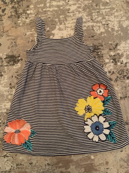 Gymboree size 2 T black & white summer dress, Kids 2T
