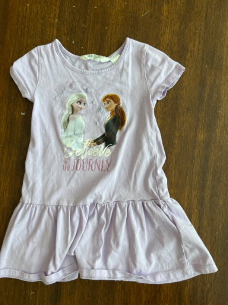 H and M frozen Elsa and Anna dress 4T, Kids 4/4T
