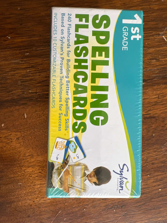 Brand new sealed spelling flashcards grade 1