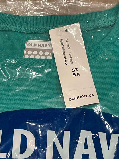 Old Navy, Green, “I Love My Nana” L/S T-shirt, Size 5T, NWT, Kids 5/5T