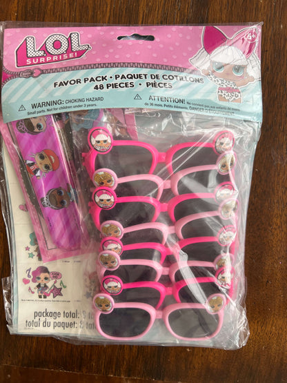 New and unopened 48 pack lol party supplies