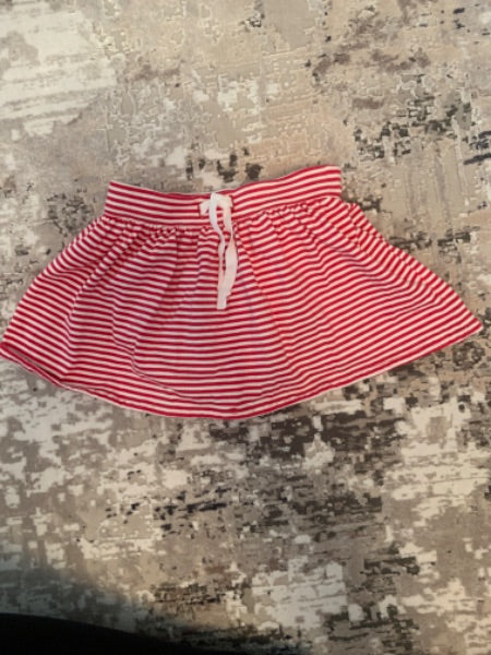 Baby Gap size 12-18m  red & white stripes skirt, Kids 18 Month (12-18M)