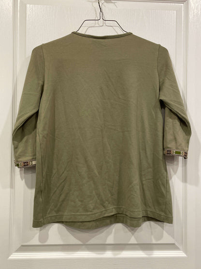 Thyme Maternity, Olive Green Top, size Small, VGUC, Maternity S (4-6)