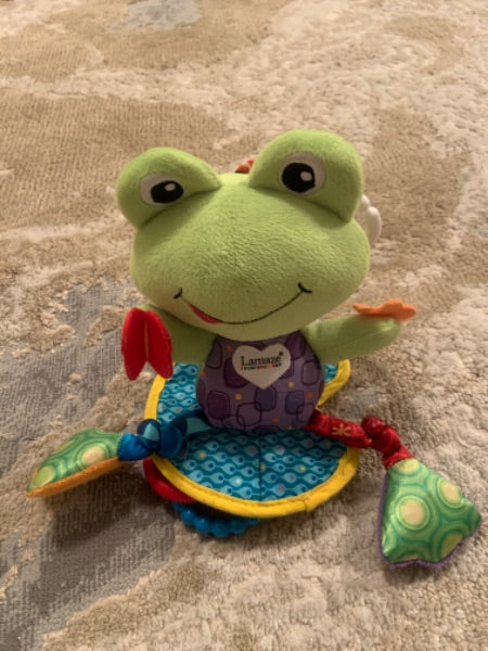 Lamaze frog on lily pad  sensory toy