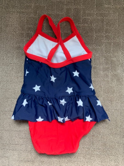 Gymboree size12-18 m Navy & red with white stars swimming suit, Kids 18 Month (12-18M)