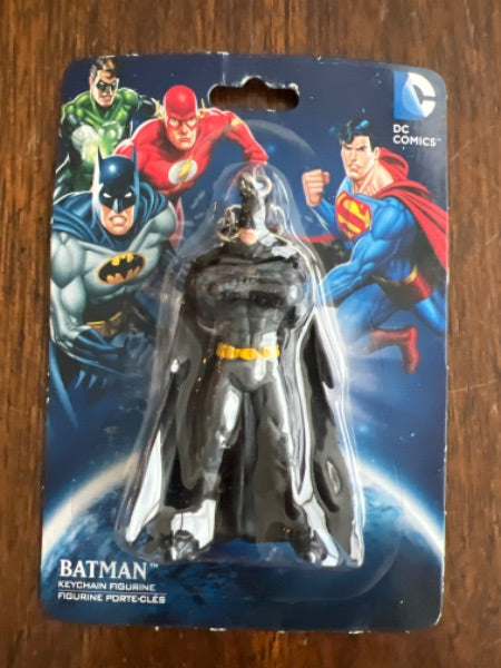 New Batman figurine keychain in package
