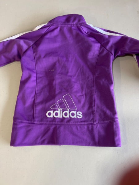 Adidas outerwear purple jacket 4T, Kids 4/4T