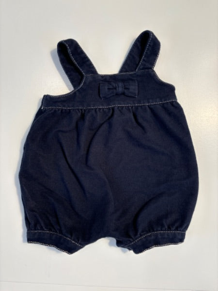 0-3m please mum soft denim romper