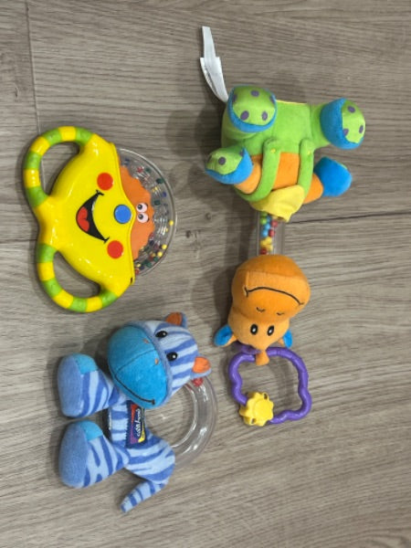 Lot of 3 Rattles, GUC