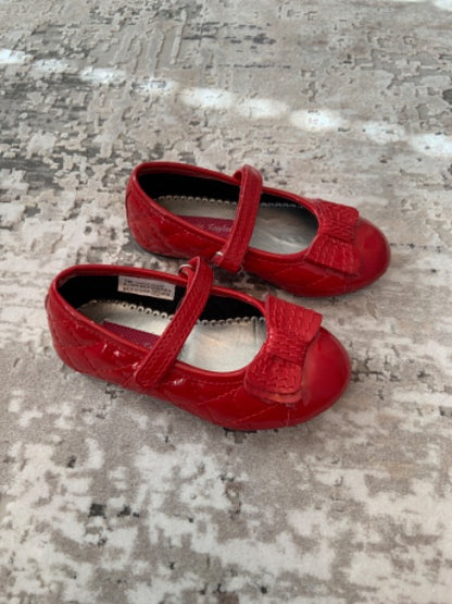 Melanie Taylor size 7 red patent ballet flat, Shoes 7 (Walkers:12-24 mth)