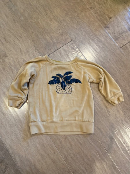 Little & Lively plant long sleeve size 1/2, Kids 2T