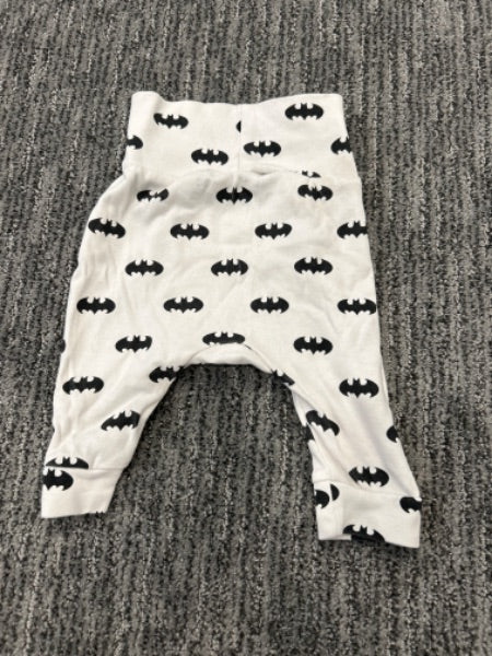 Batman pants and plaid shorts 3 M combination, Kids 3 Month (0-3M)