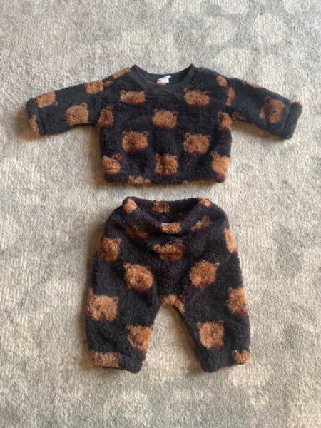 Fuzzy Gap Little Bear Outfit. Size 0-3 month. , Kids 3 Month (0-3M)