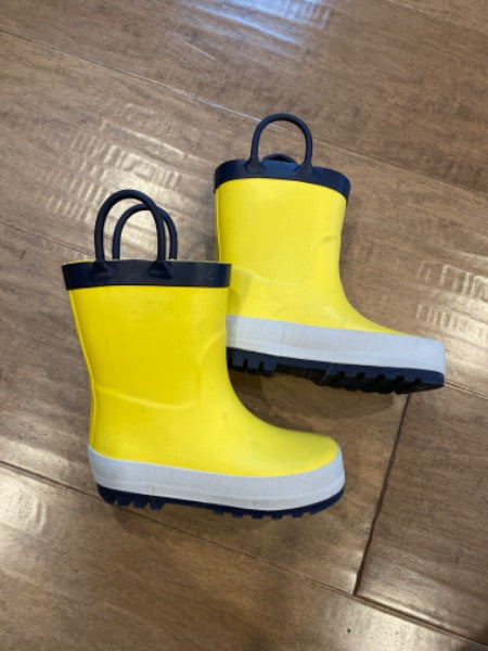 Yellow Rainboots 6T, Shoes 6 (Walkers:12-24 mth)