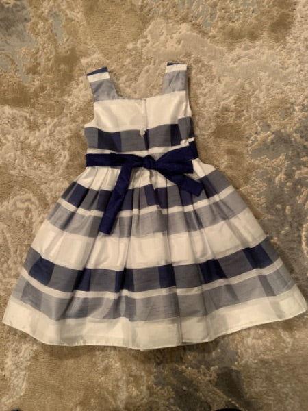 Jona Michelle size 4 Navy and white dress