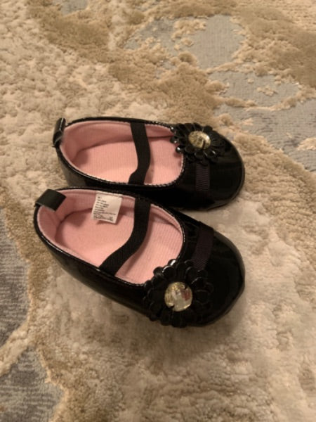So dorabelle size 3 infant slip on black ballet flat, Shoes 3 (Baby: 0-12 mth)