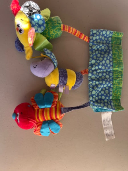 Butterfly rattler chimes toy