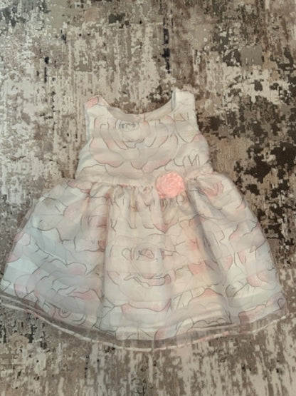 New berry size 6m floral white dresses , Kids 6 Month (3-6M)