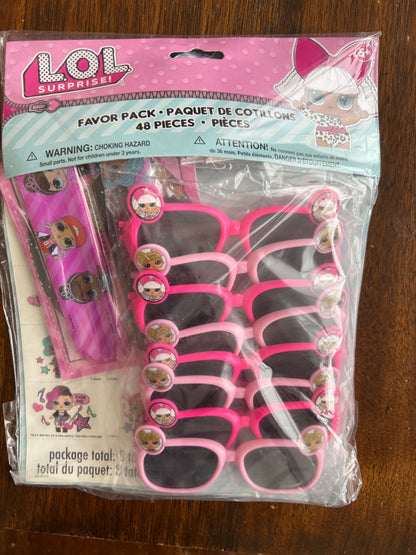 *New and unopened 48 pack lol party supplies
