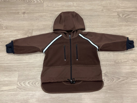 EUC, agoo Apparel, brown jacket, size 3-4T, Kids 3T