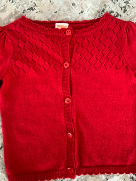 Gymboree size 12-18m red cardigan , Kids 18 Month (12-18M)