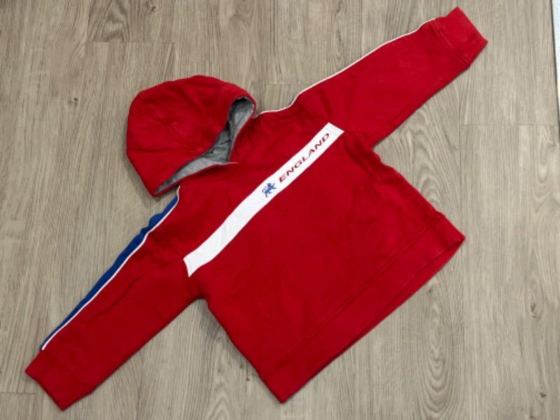 VGUC, England Hoodie, Red, size 3-4 yrs, Kids 3T