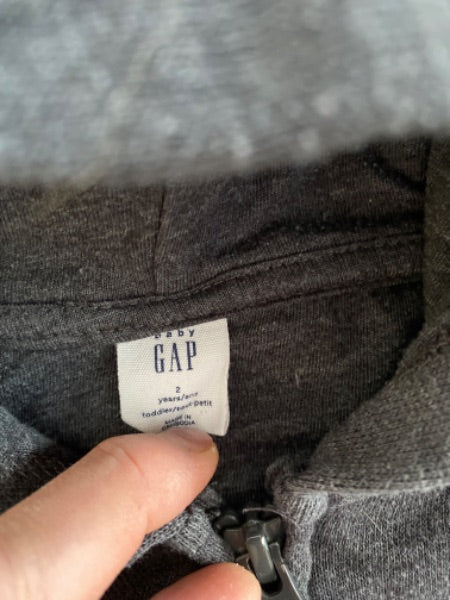 Gap Zip Up Hoodie 2T, Kids 2T