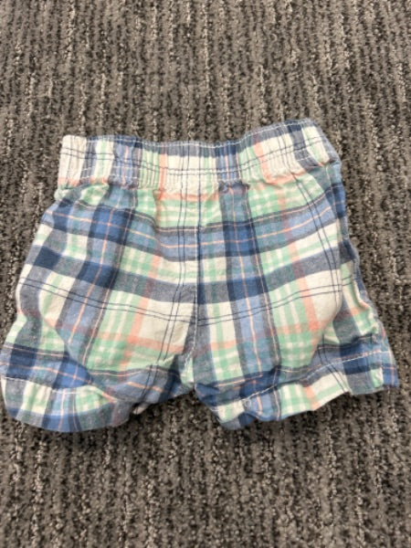 Batman pants and plaid shorts 3 M combination, Kids 3 Month (0-3M)