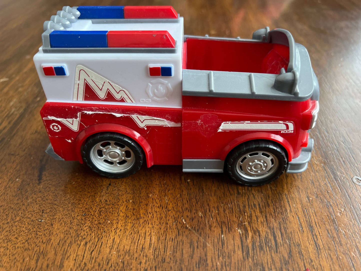 Toy fire truck