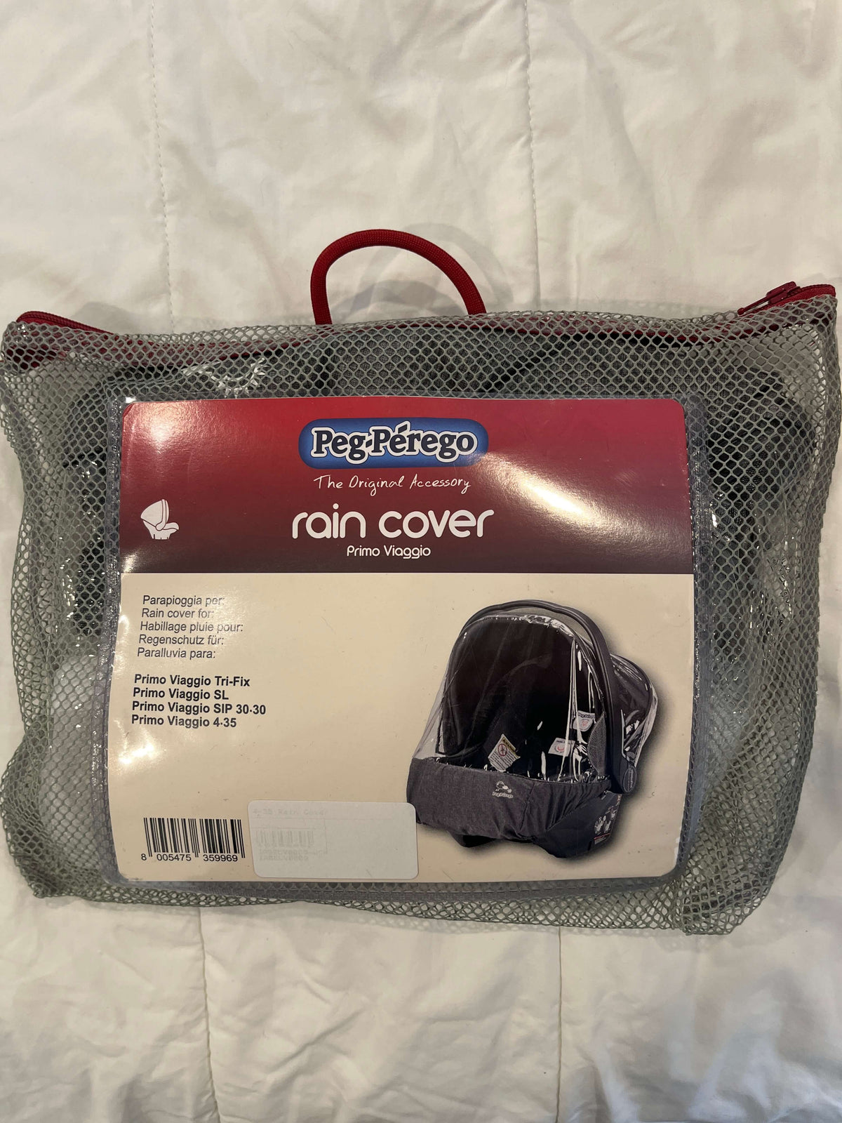 Peg Perego Infant Seat Rain Cover NWT