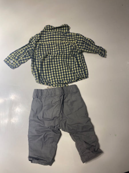 0-3 month button up shirt and dress pants , Kids 3 Month (0-3M)