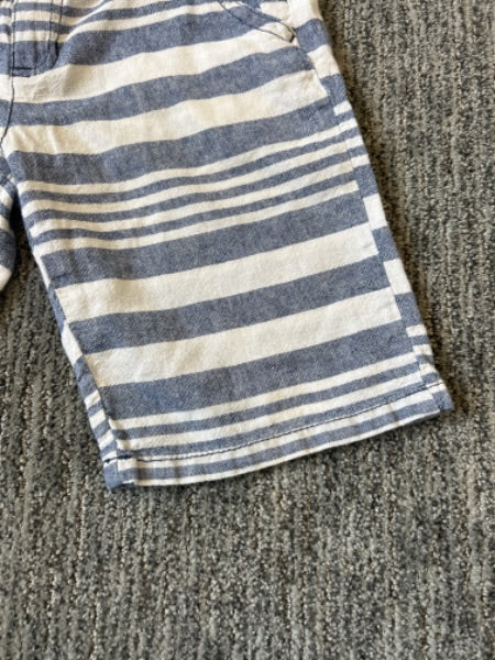 Children’s Place 55% linen Striped Shorts- Size 8 Boys, Kids 7 & 8 (small)