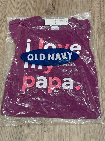 Old Navy, “I Love My Papa”  L/S T-shirt, Size 12-18mos, NWT, Kids 18 Month (12-18M)