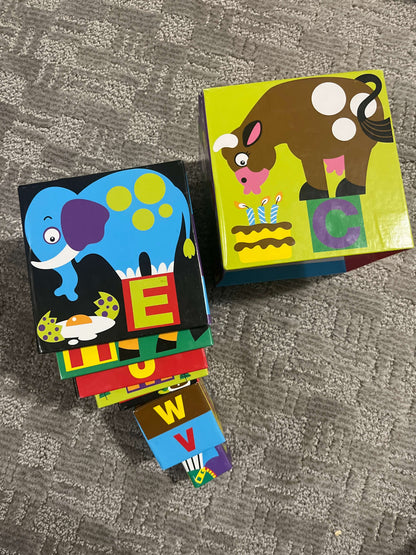 Melissa and Doug English Alphabet Nesting and Stacking Blocks