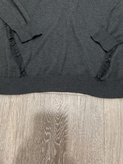 Thyme maternity. Sweater top with threaded cutouts, Maternity M (8-10)