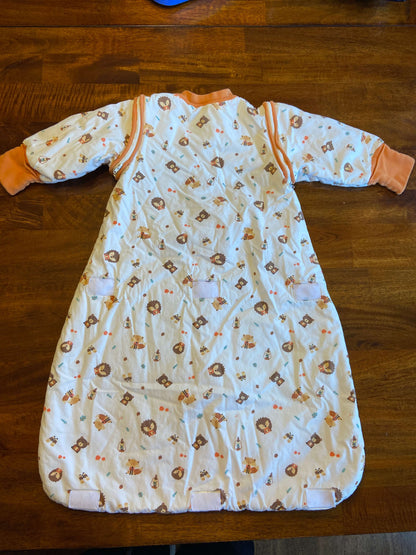 2.5 TOG winter sleep sack with removable arms, 12-18 Months (Large)