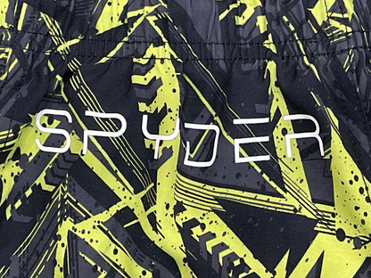 Spyder Swim Trunks, Black/Yellow, size XS (4/5), EUC, Kids 4/4T
