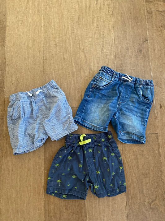 Set of 3 2T shorts George brand, Kids 2T